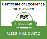 certificato d eccellenza 2012 casa villa d arco